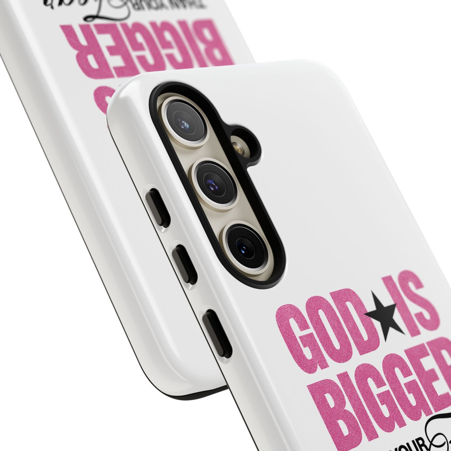"God Is Bigger Than Your Fear" Tough Case