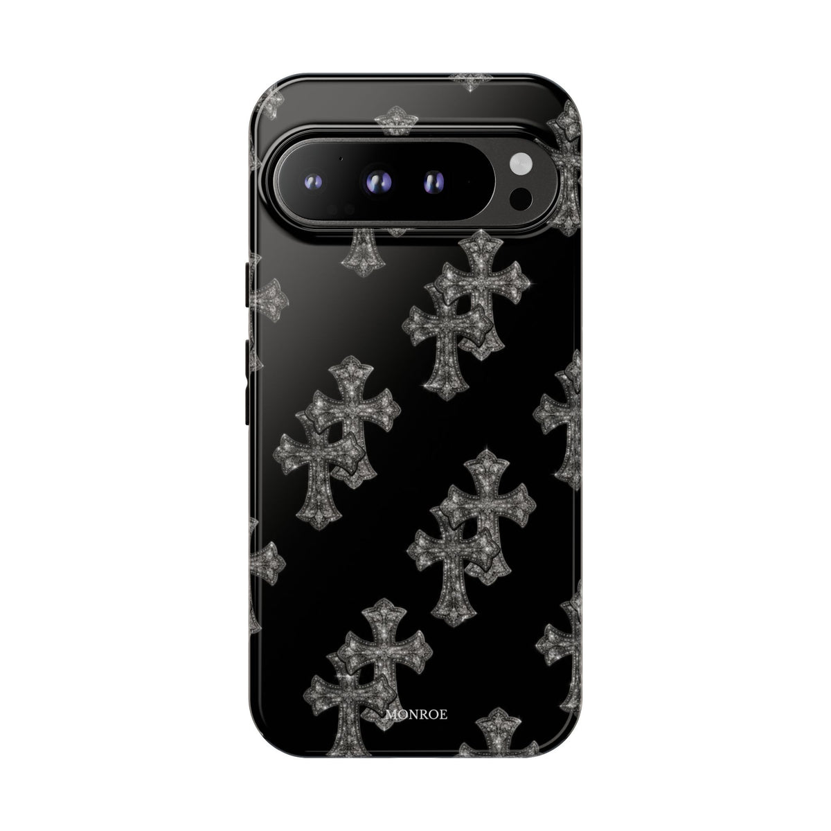 Black Crystal Cross Tough Case