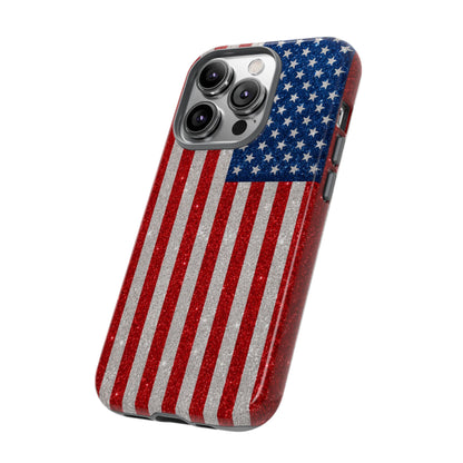 America Glitter Tough Case