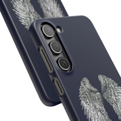 Navy Angel Wings Case