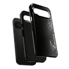 "Forever Blessed" Black Phone Cover
