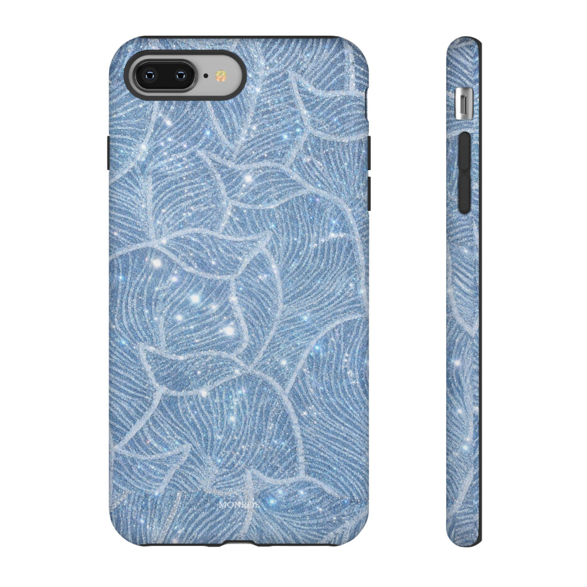 Glacier Blue Floral Tough Case