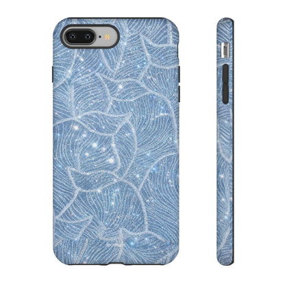 Glacier Blue Floral Tough Case