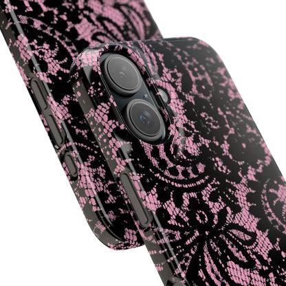 Pink Lace Pattern Case