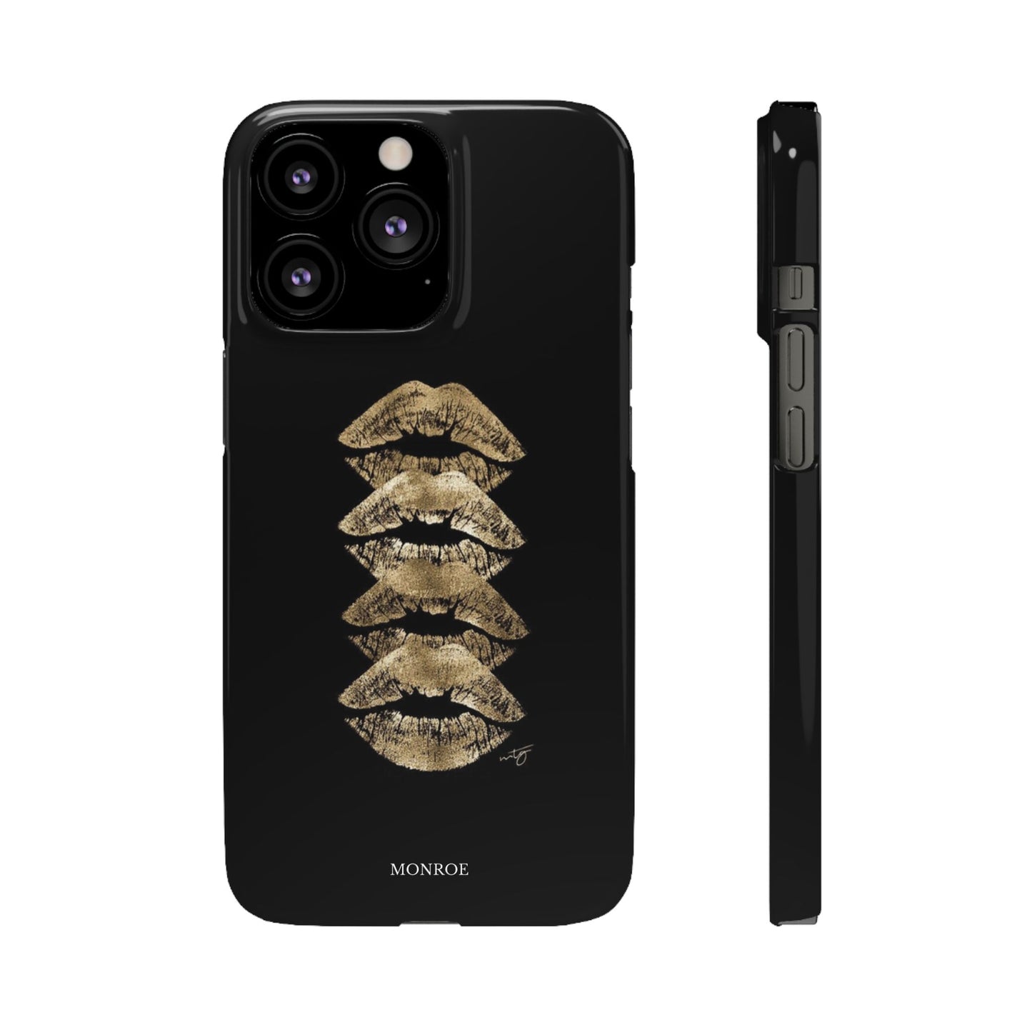 Gold Kiss Stack Case