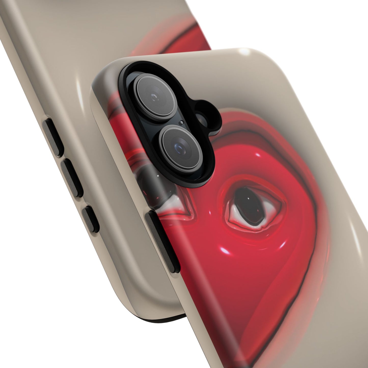 Red Heart Eyes Tough Case