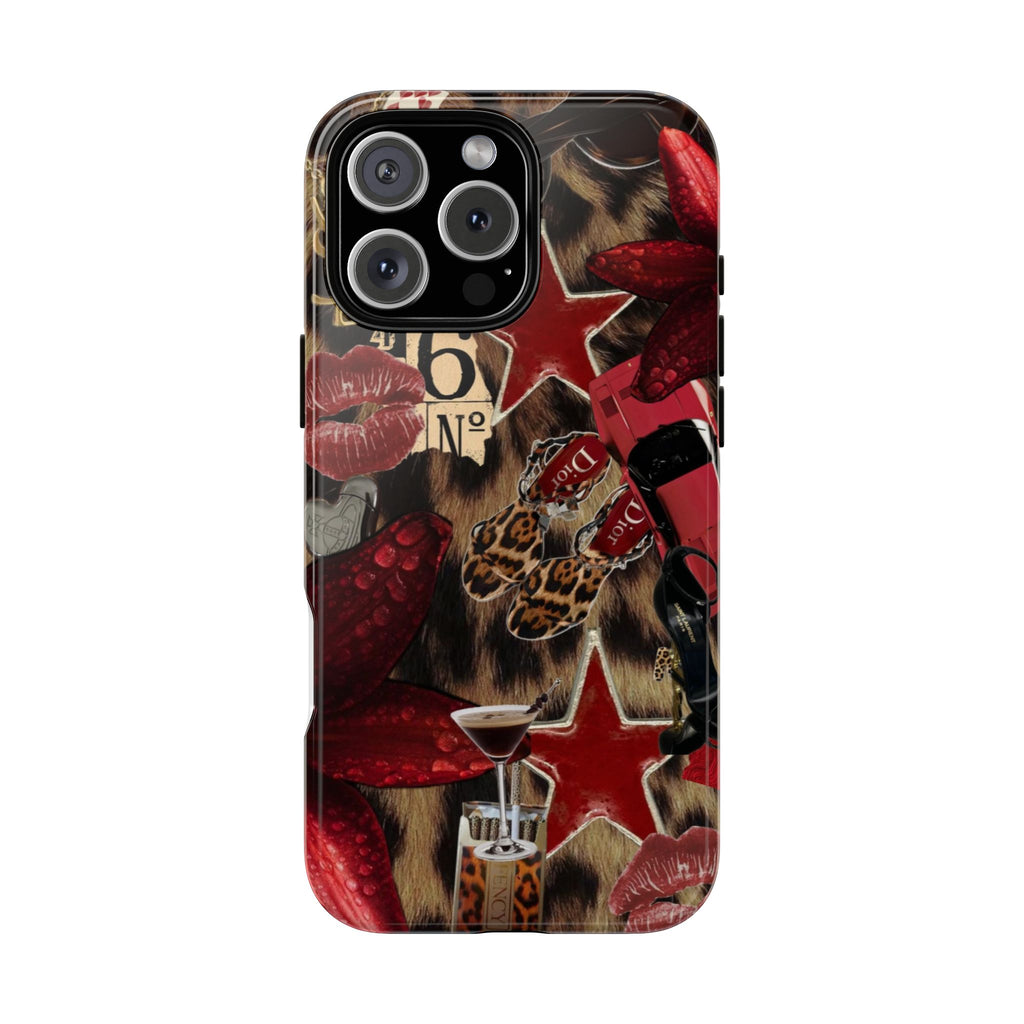 Cheetah Red Phone Case