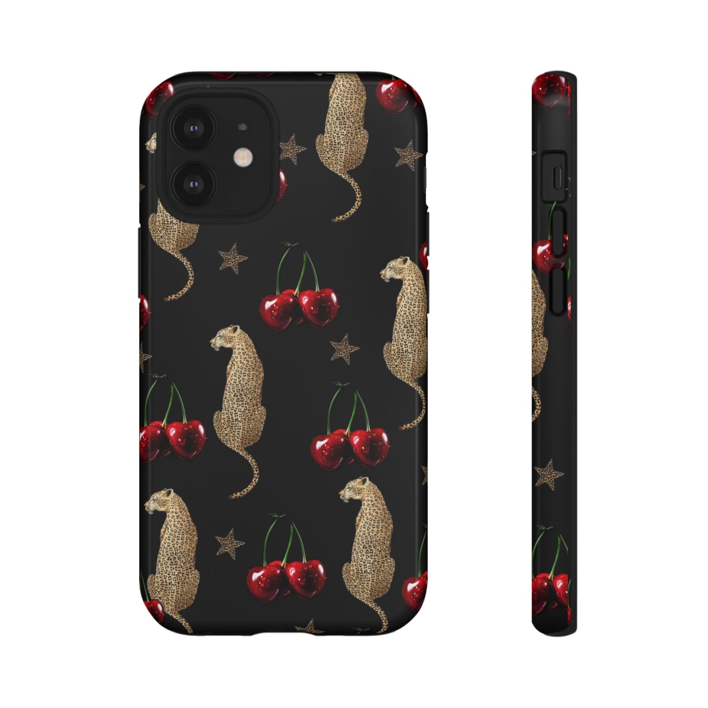 Leopard & Cherry Tough Case