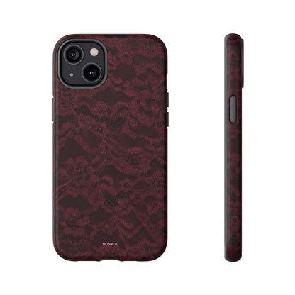 Burgundy Lace Tough Case