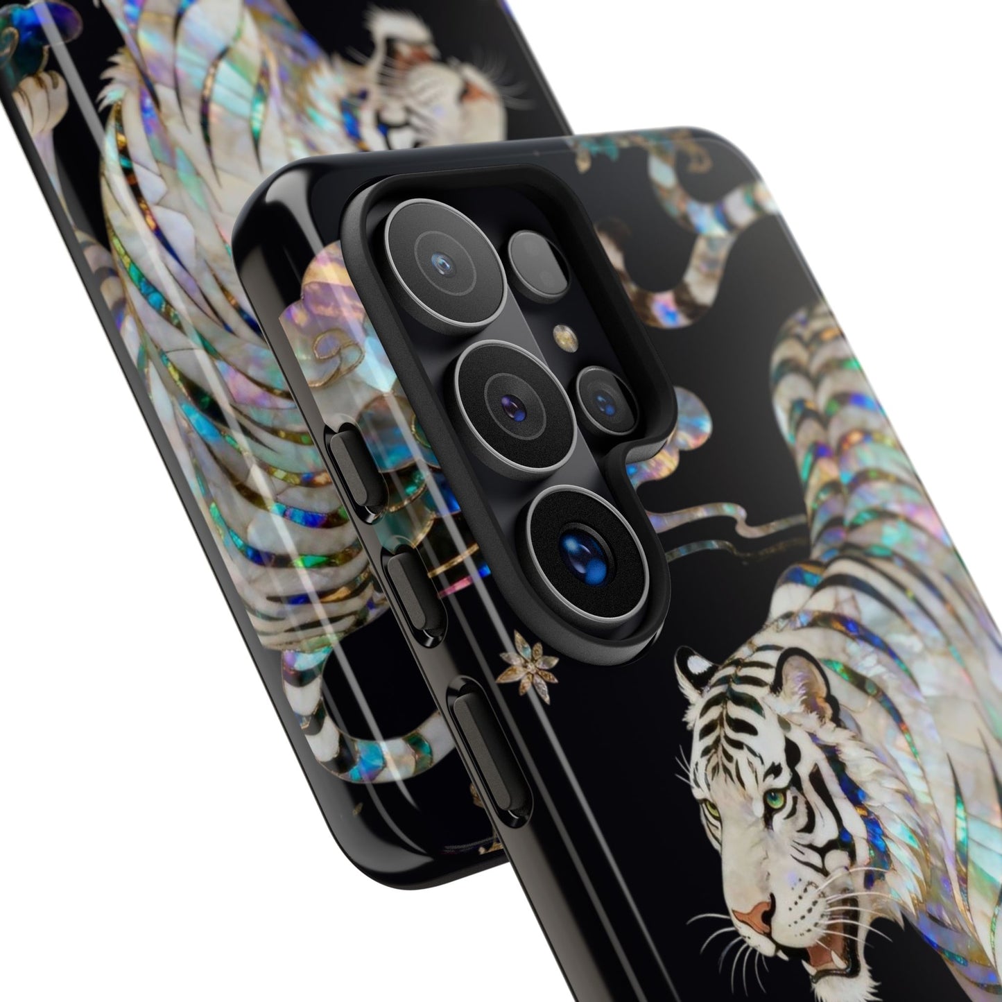 Iridescent White Tiger Tough Case
