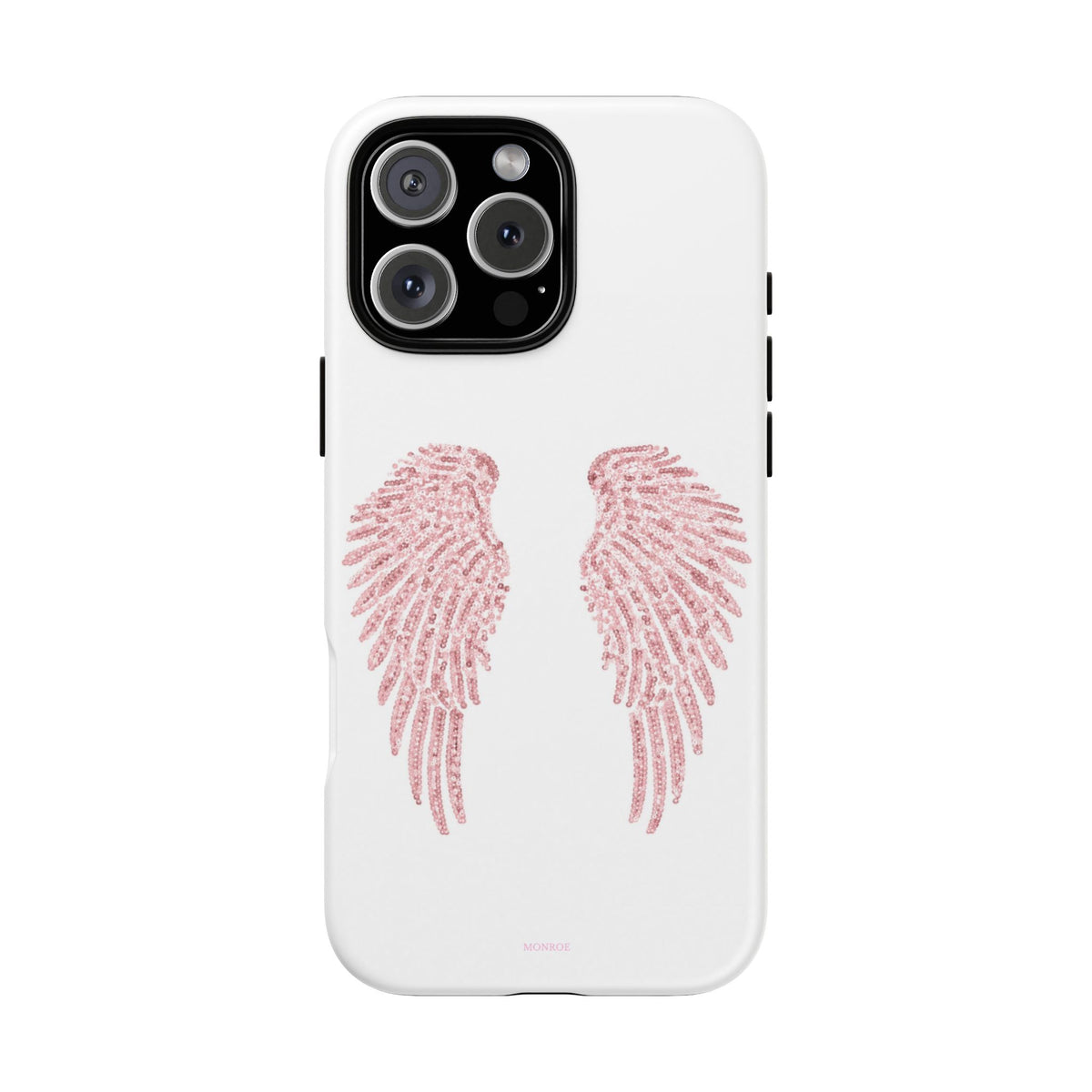 White & Pink Wings Tough Case