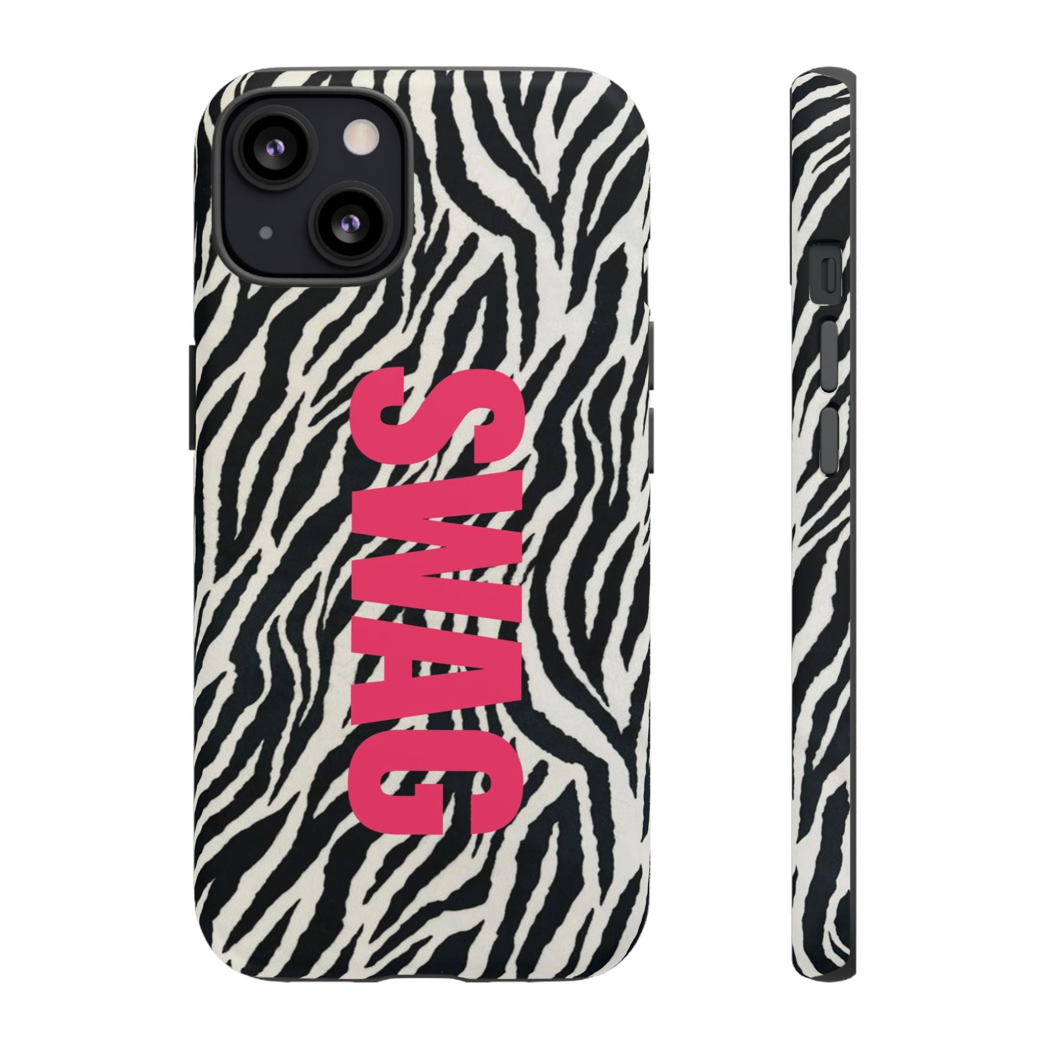 'SWAG' Zebra Print Tough Case