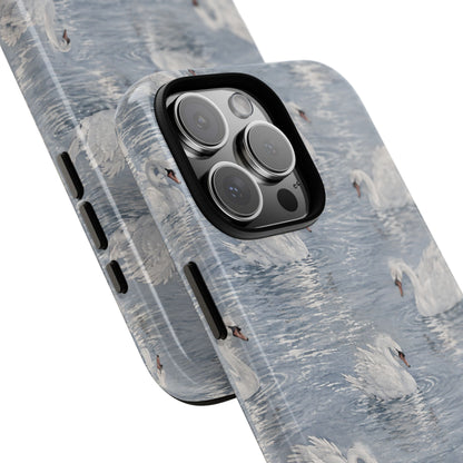 Swan Pattern Tough Case