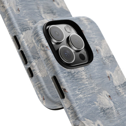 Swan Pattern Tough Case