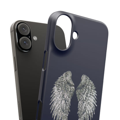 Navy Angel Wings Case