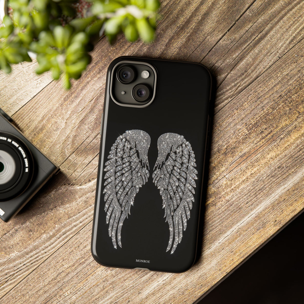Silver Angel Wings Tough Case