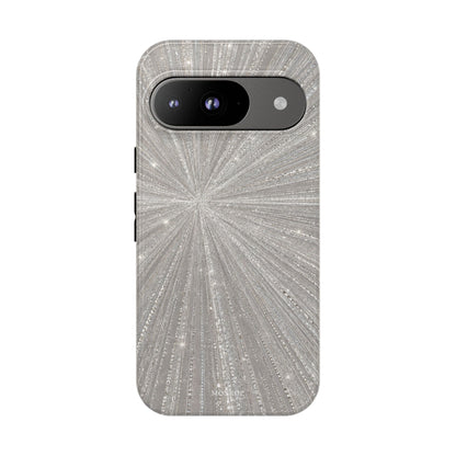 Sparkling Silver Burst Tough Case