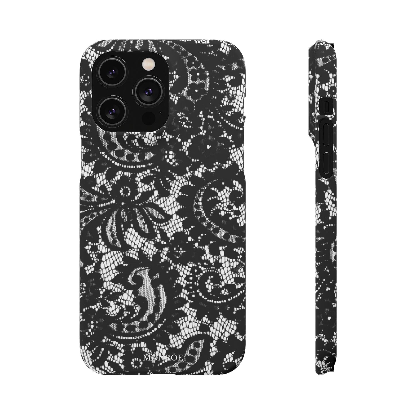 Black Lace Elegant Pattern Case