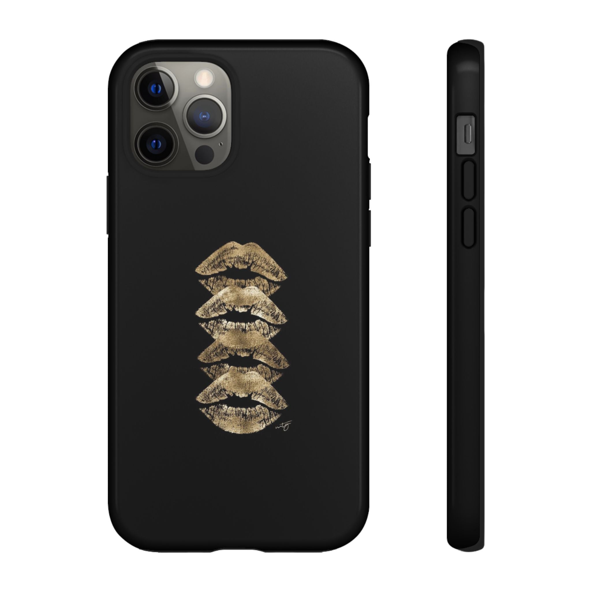 Golden Lipstick Phone Case
