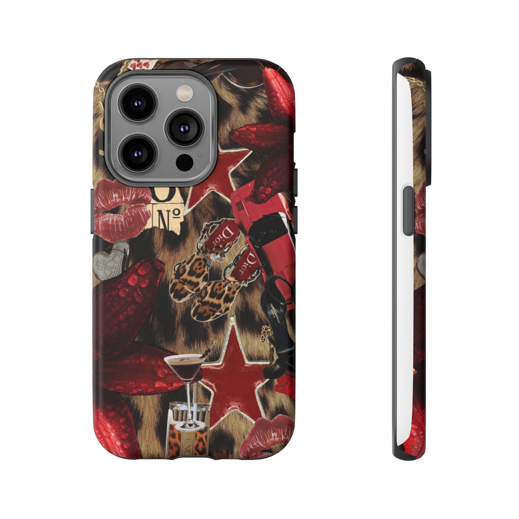 Cheetah Red Phone Case