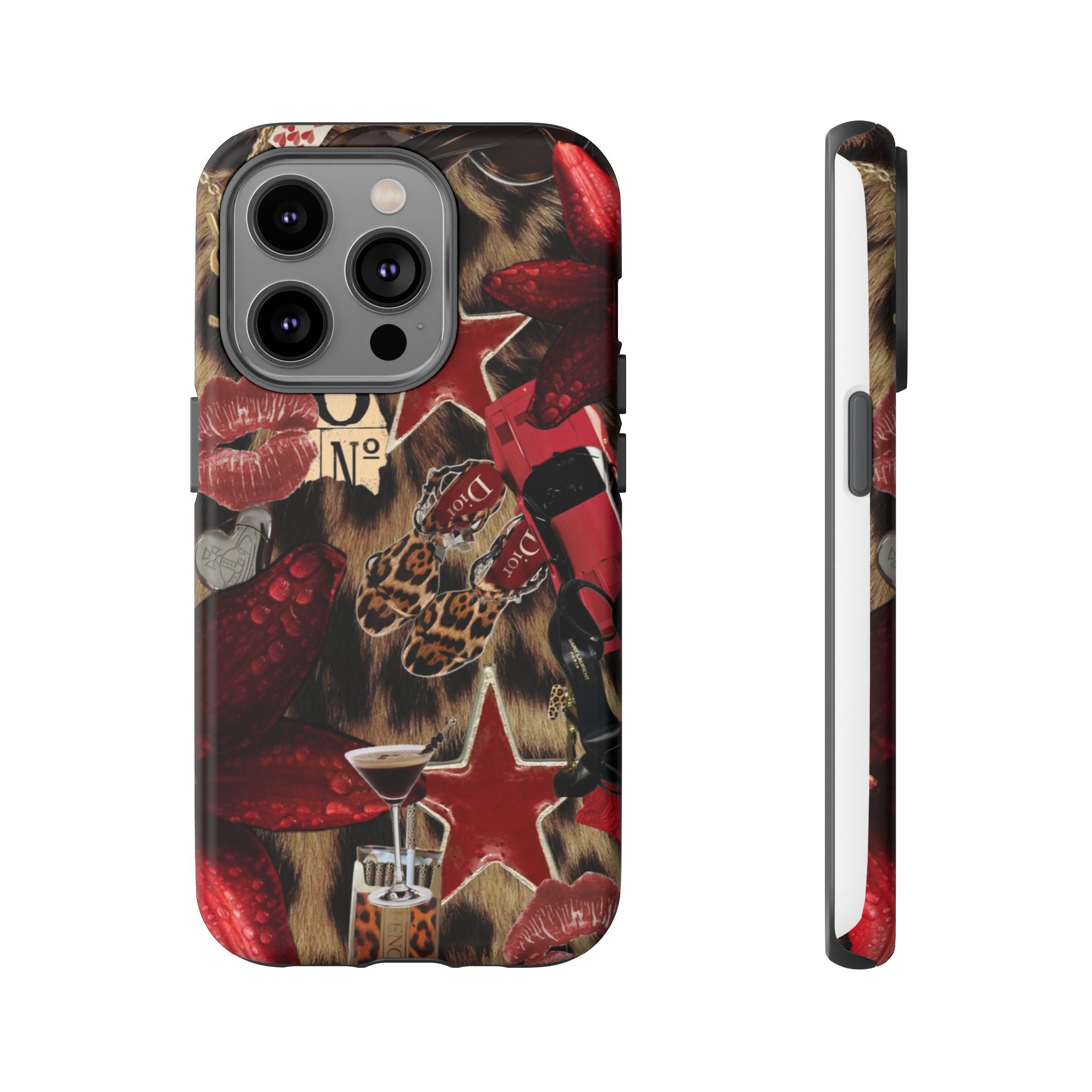 Cheetah Red Phone Case