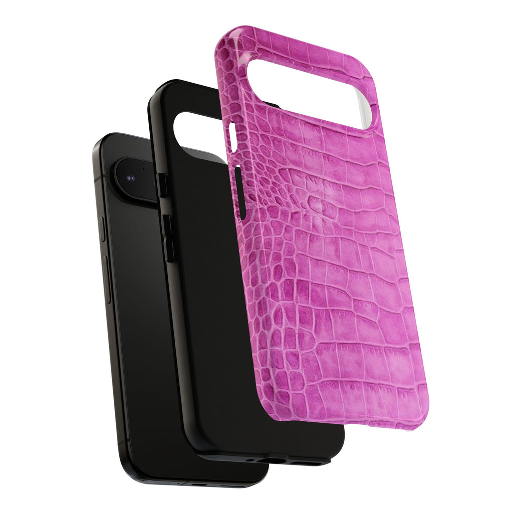 Purple Croc Phone Case
