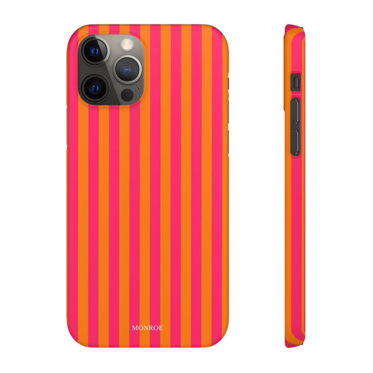 Striped Orange & Pink Case