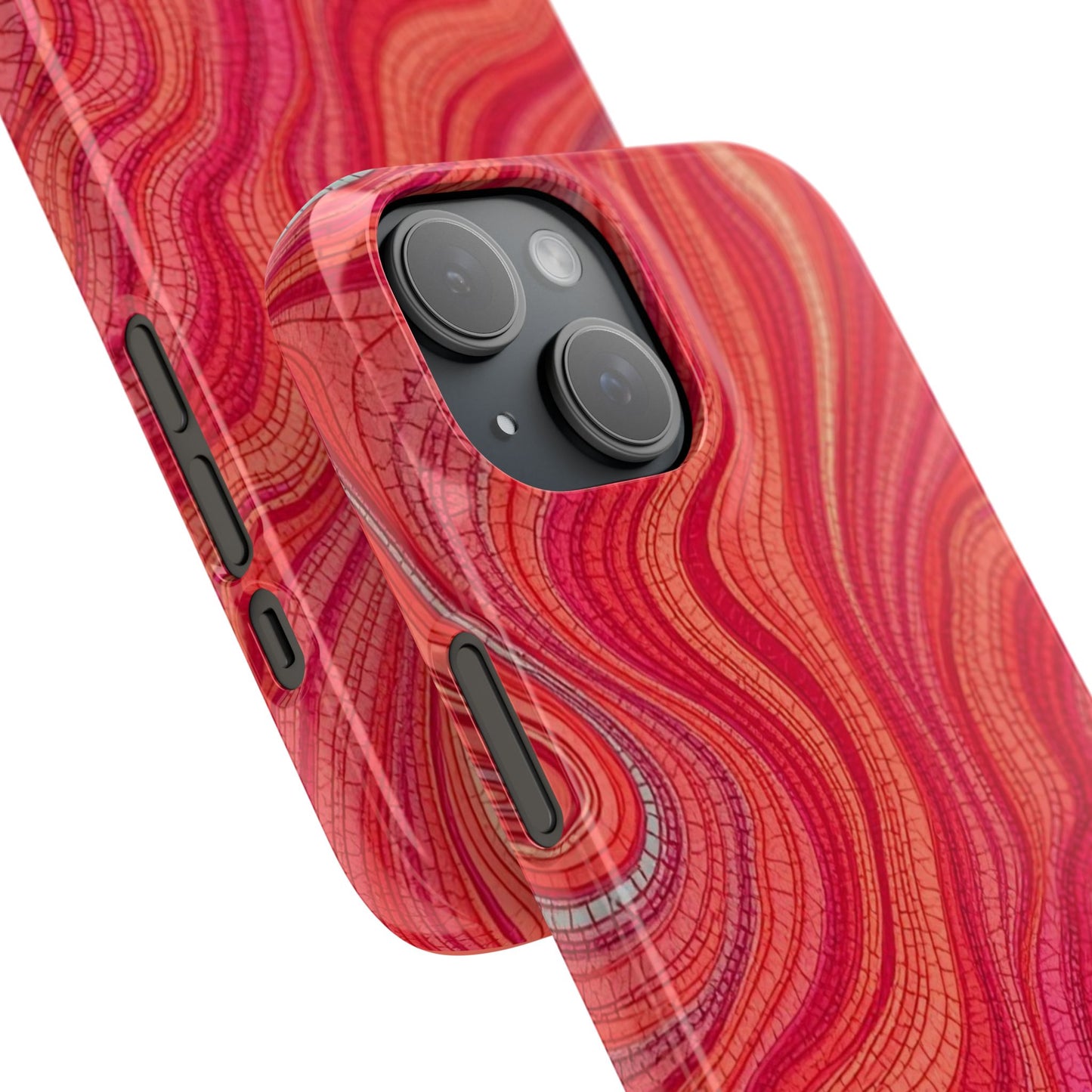 Retro Wavy Red Case