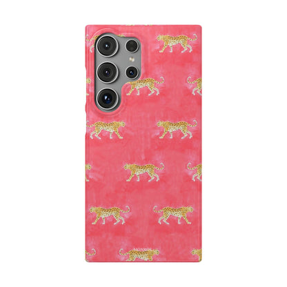 Pink Watercolor Leopard Case