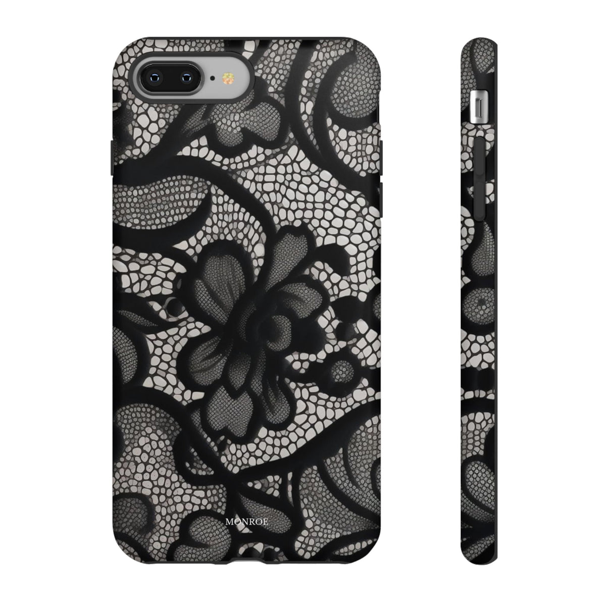 Black Vintage Lace Tough Case