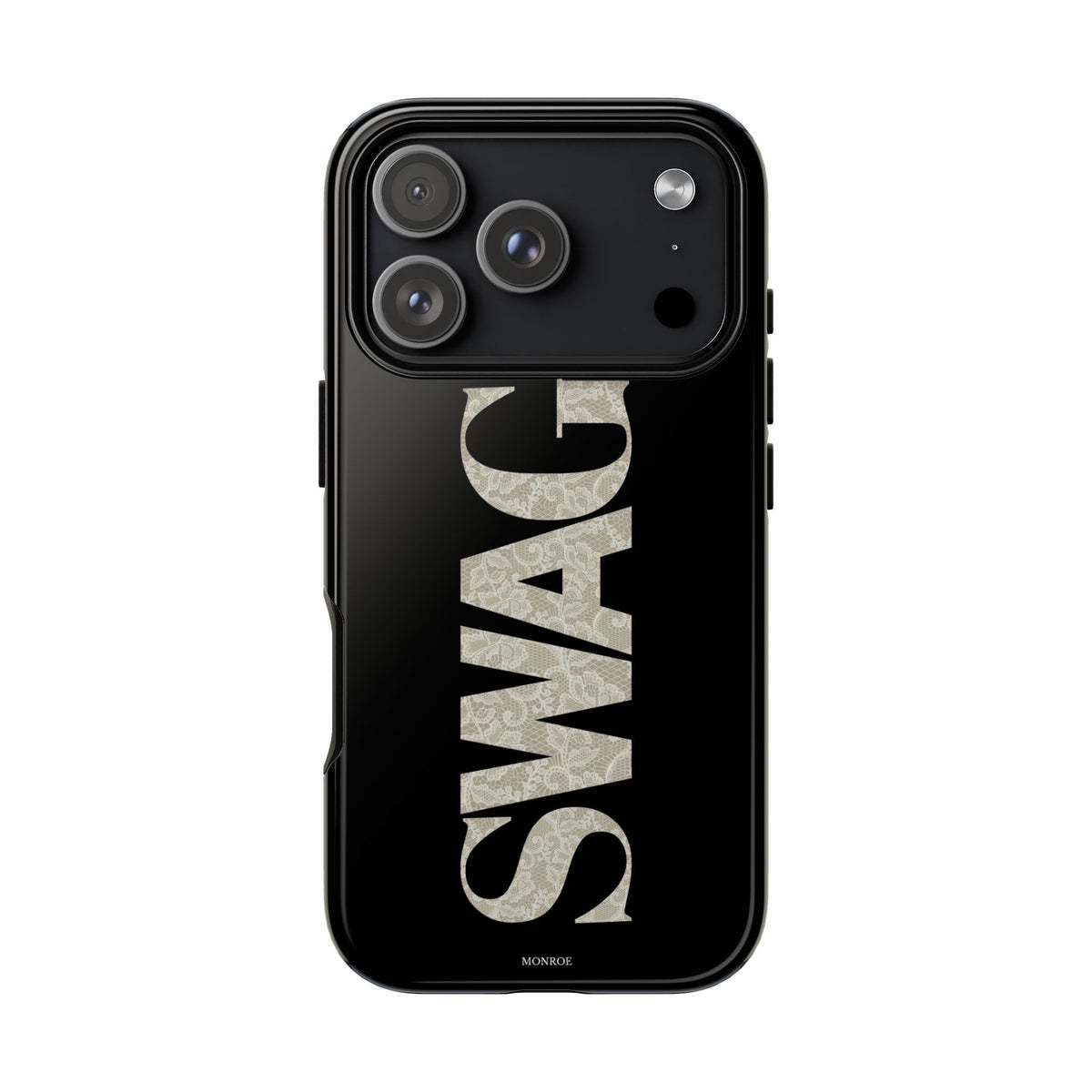 Lace Swag Black Tough Case