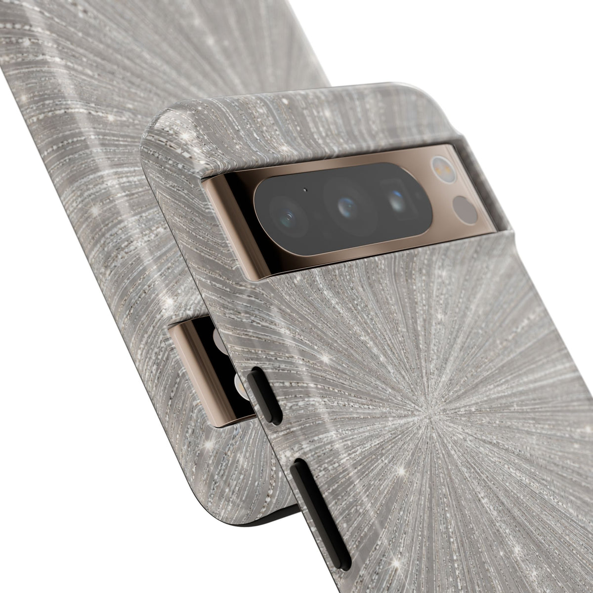 Sparkling Silver Burst Tough Case