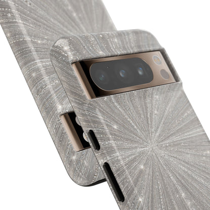 Sparkling Silver Burst Tough Case