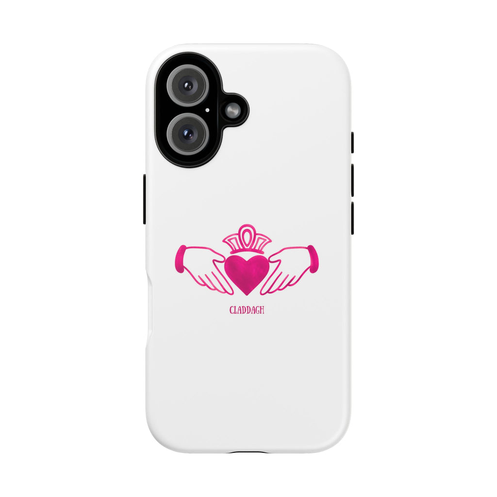 Pink Irish Claddagh Symbol Tough Phone Case