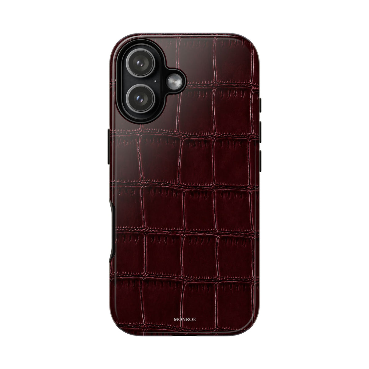 Burgundy Croc Tough Case