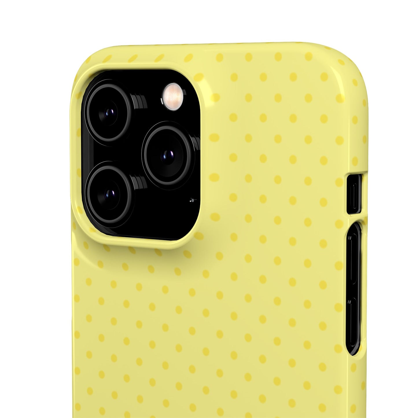 Yellow Polka Dot Snap Phone Case