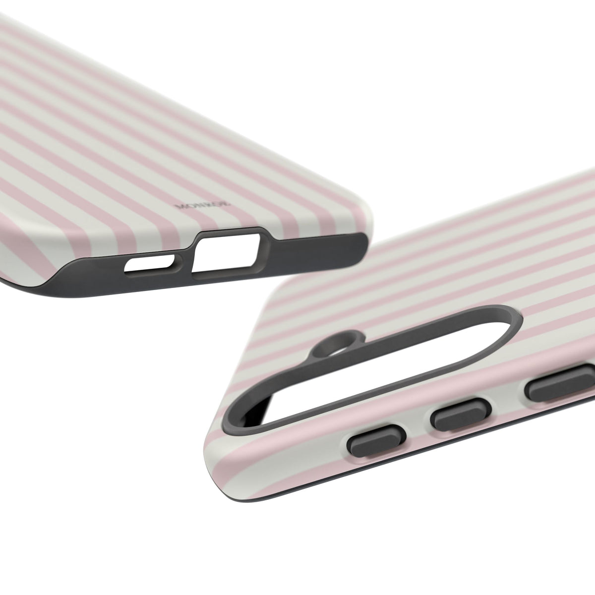 Light Pink Stripe Tough Phone Case