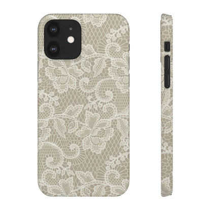 Vintage Beige Lace Case