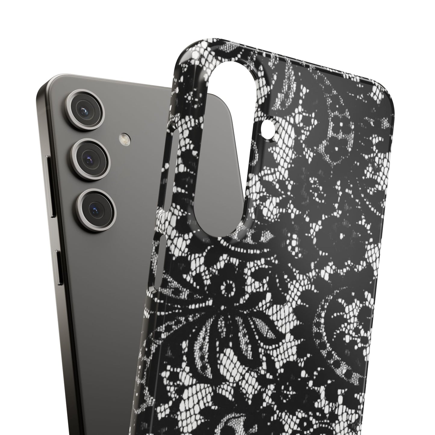 Black Lace Elegant Pattern Case