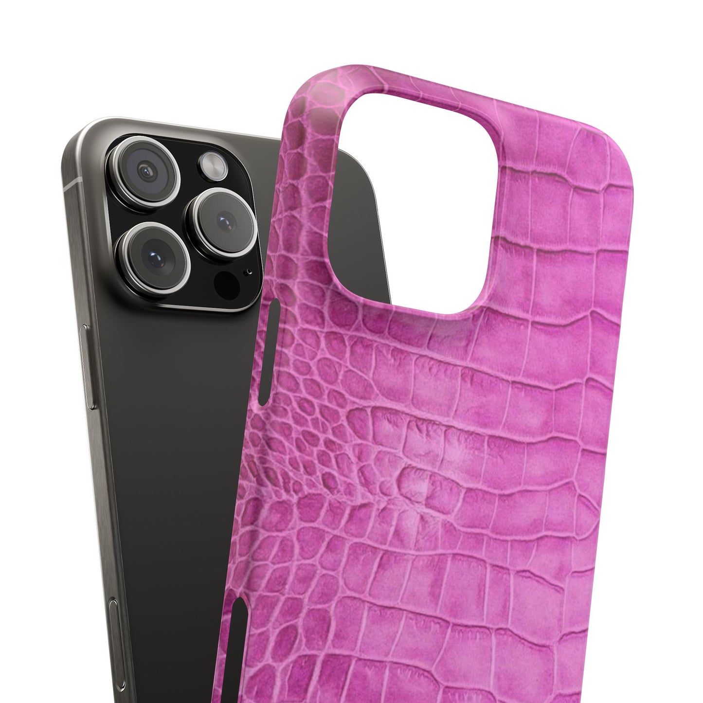 Purple Croc Case