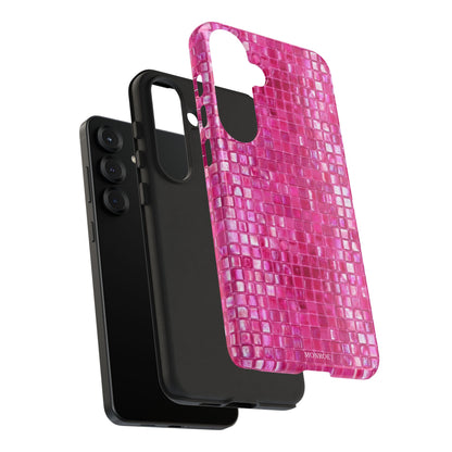 Hot Pink Mosaic Tough Case