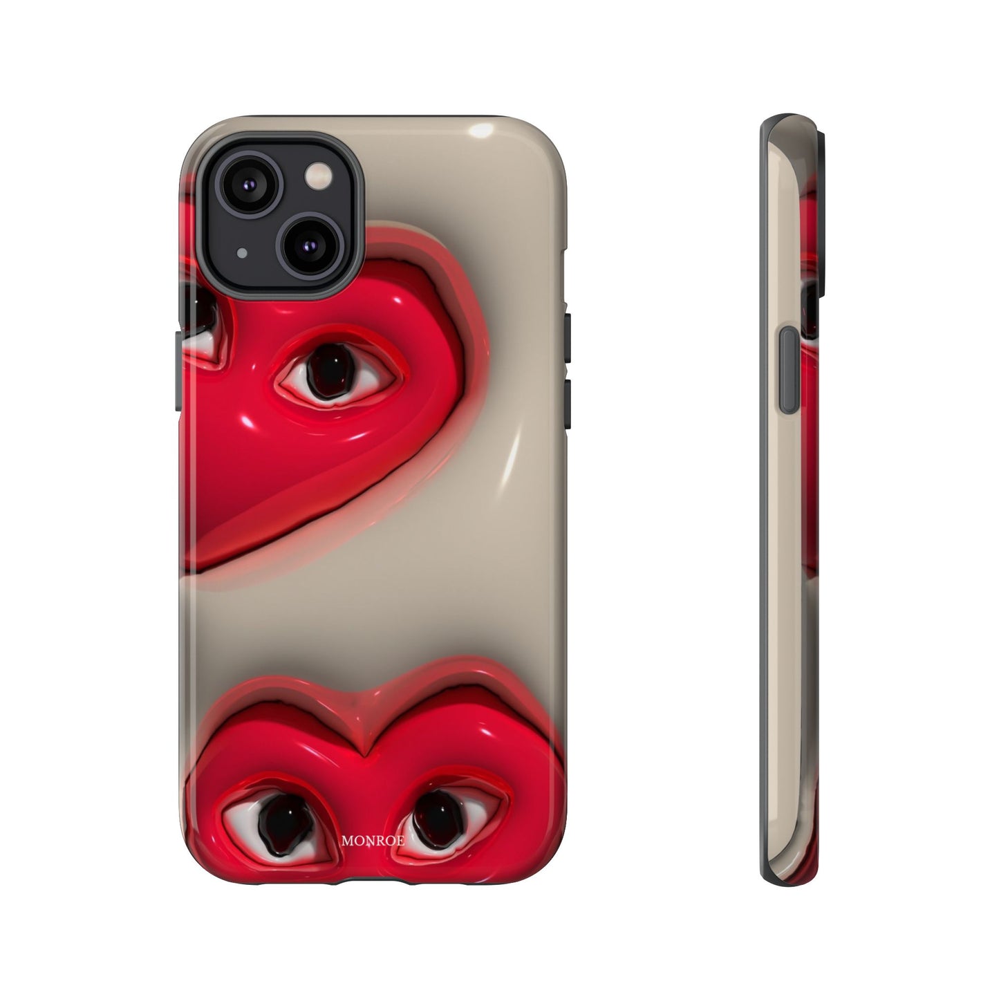 Red Heart Eyes Tough Case