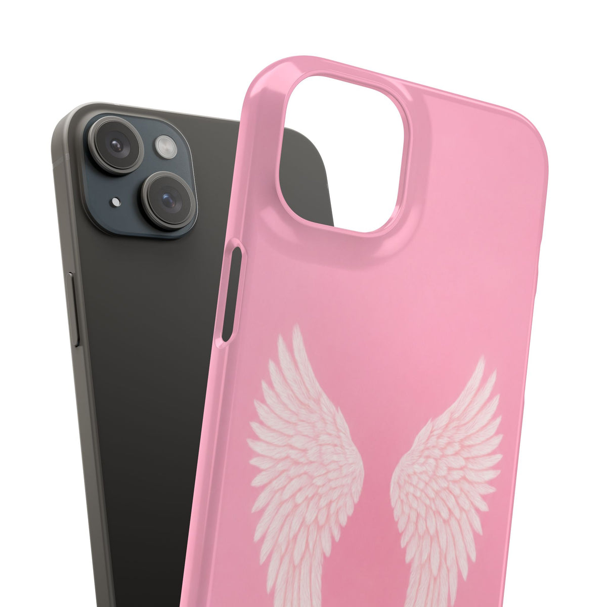 Pink Angel Wings Case