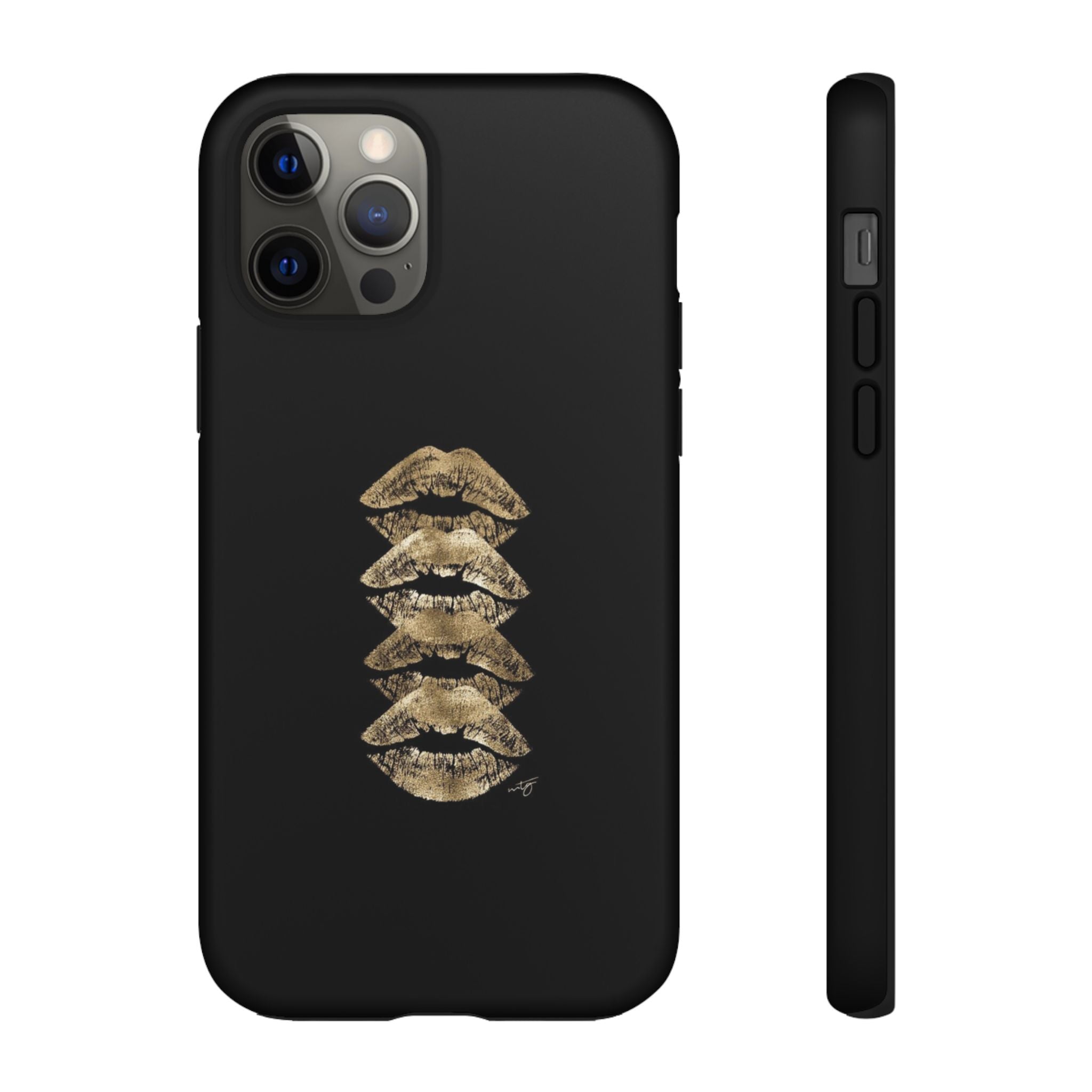 Golden Lipstick Phone Case