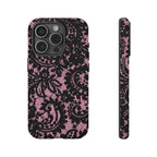 Pink Lace Pattern Tough Phone Case