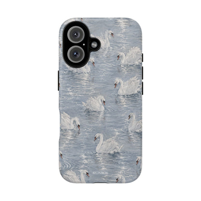 Swan Pattern Tough Case