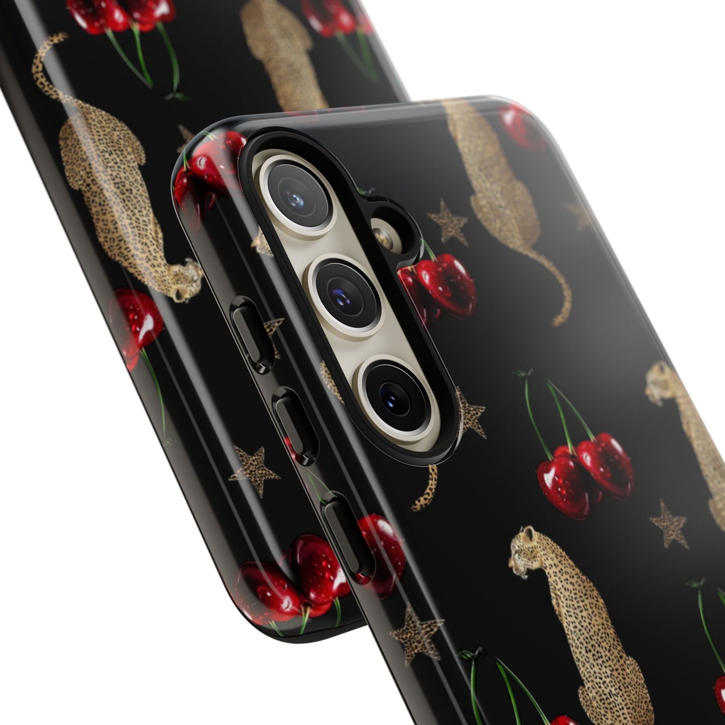 Leopard & Cherry Tough Case