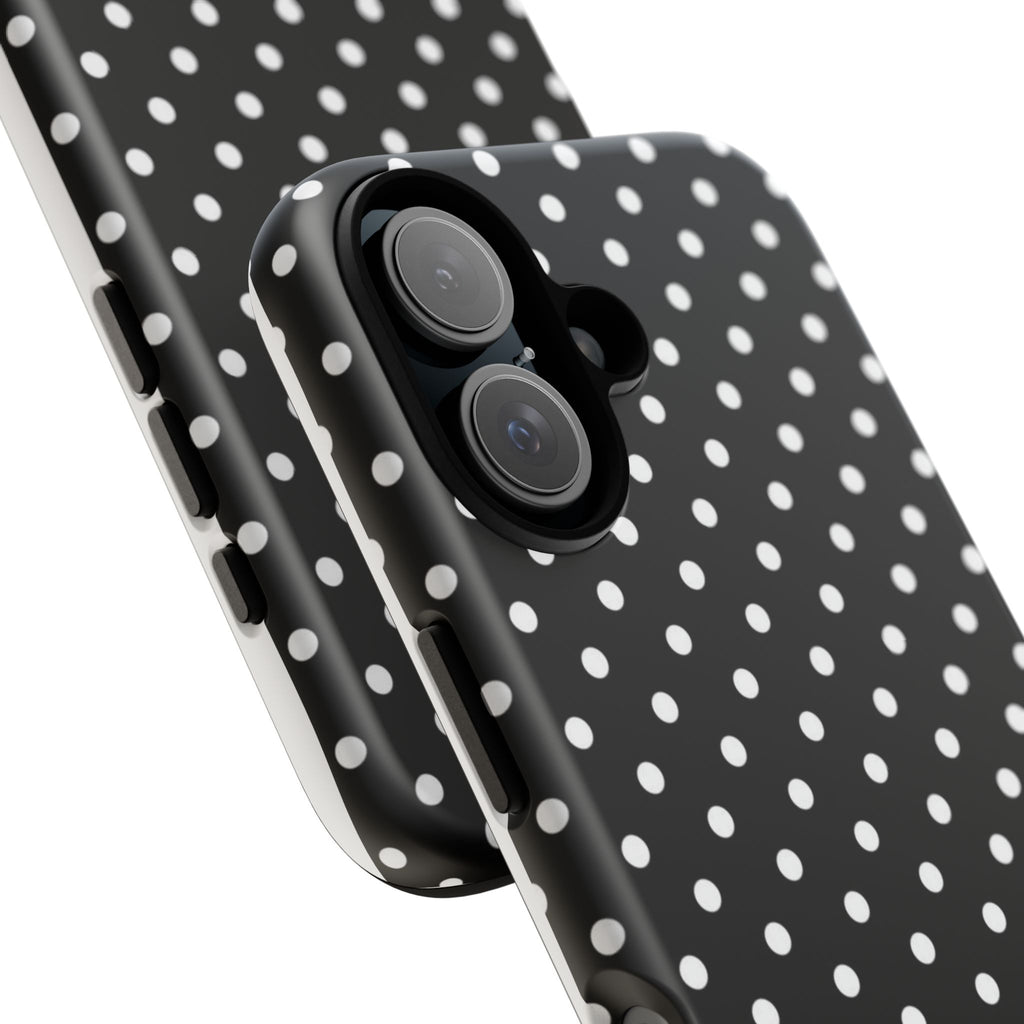 Black Polka Dot Phone Case