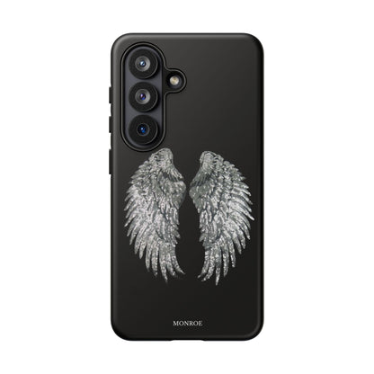 Silver Wings Black Tough Case