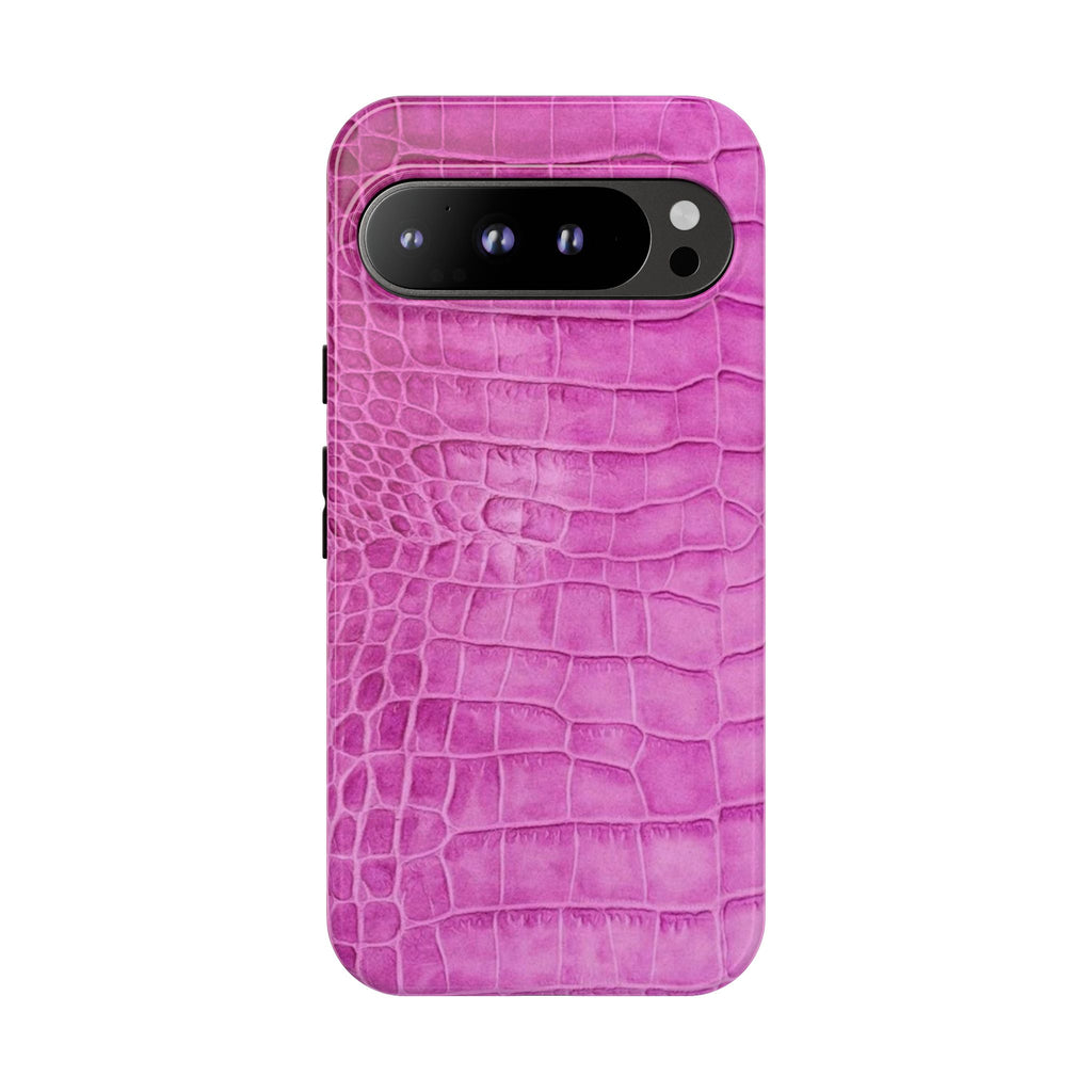 Purple Croc Phone Case